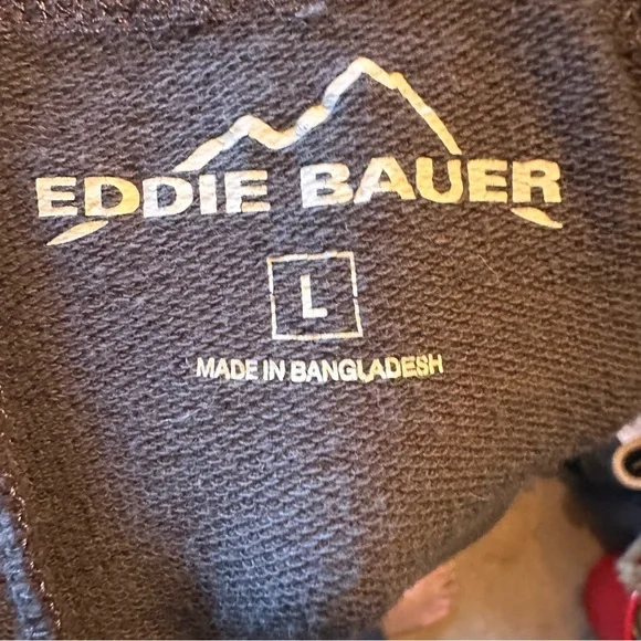 Eddie Bauer Size L dark grey capri sweatpants like - Picture 7 of 7